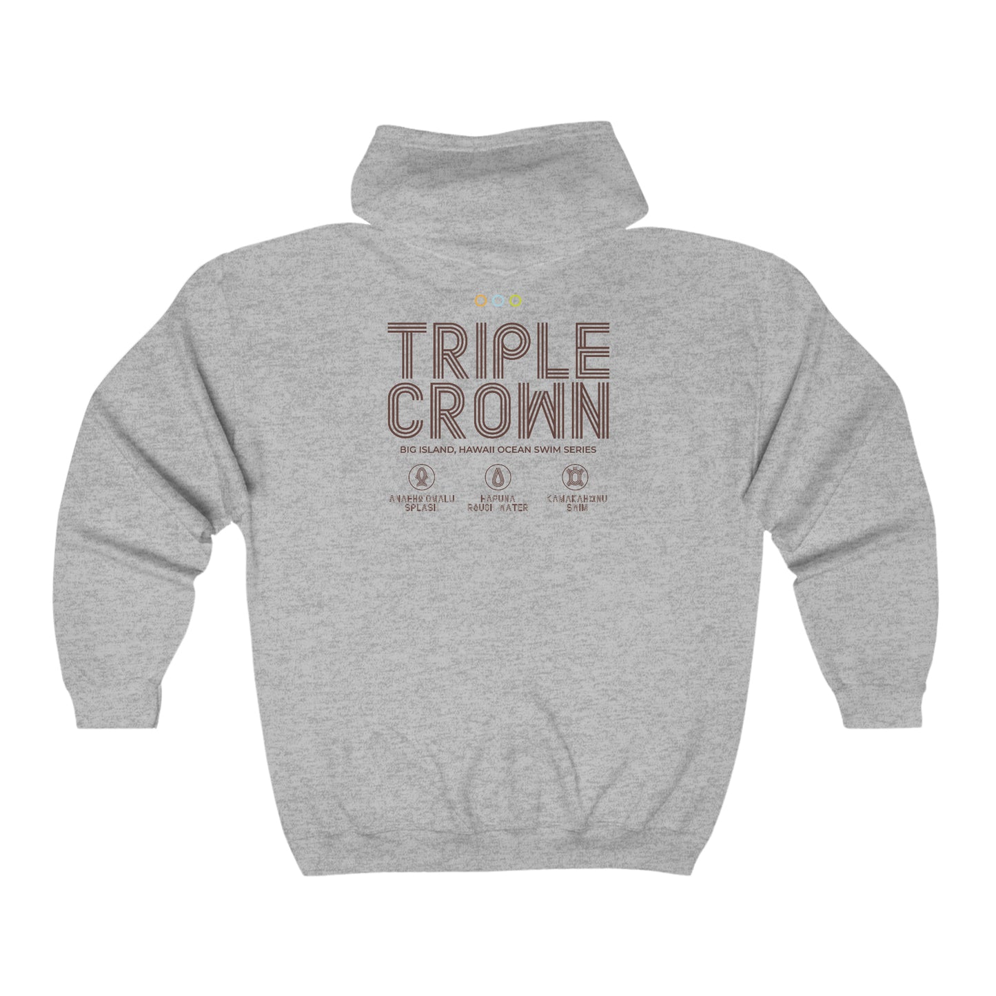Triple Crown Full Zip Hooded Sweatshirt